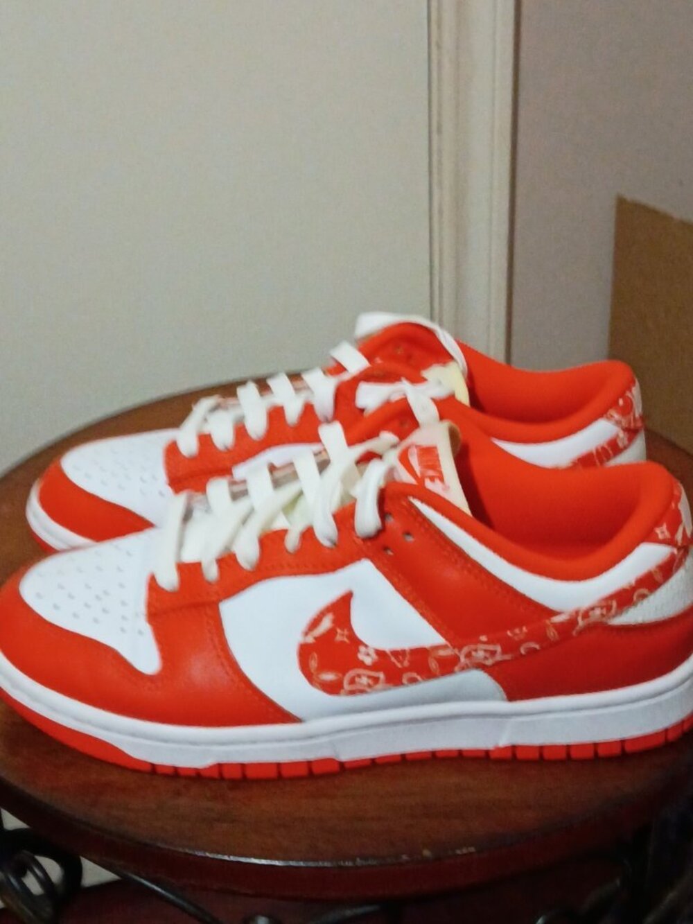 Nike Dunk Low Essential Paisley Pack Orange Women's Size 8 - DH4401-103 - Picture 9 of 14